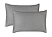 Pure Bamboo Sheets 2pc King Pillowcase Set - 100% Bamboo Luxuriously Soft Bed Sheets (2 King Pillowcases, Stone Grey)