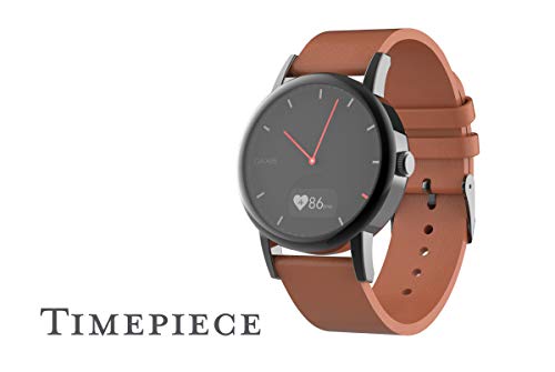 タイムピース 38mm アナログ時計フェイススマートウォッチ 30日間長持ちバッテリー スイス製ムーブメント iPhone&Android対応 日本語対応歩数計 運動量計 心拍数 睡眠モニター 消費カロリー計 健康管理 着信通知