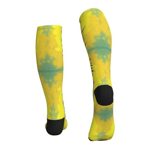 Psych Pineapple Quote Print Compression Socks,Compression Ankle Support Socks,For Men Women Running Athletic2