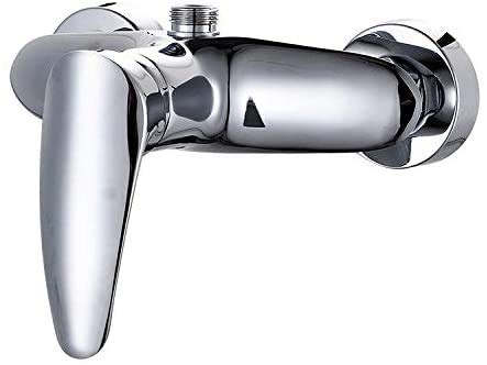 Rubinetti Dell'Acqua, Rubinetto in Ottone Caldo e Freddo a Parete Moderno Cromato a Parete Rubinetto per Doccia Rubinetto Dell'Acqua Rubinetto Miscelatore Manuale Interruttore Di Comando V