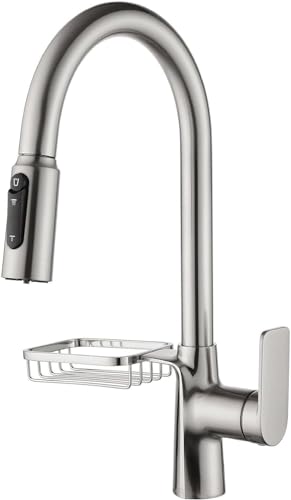 Mitigeur cuisine 3 voies pour filtre à eau or brossé robinet avec douchette extensible