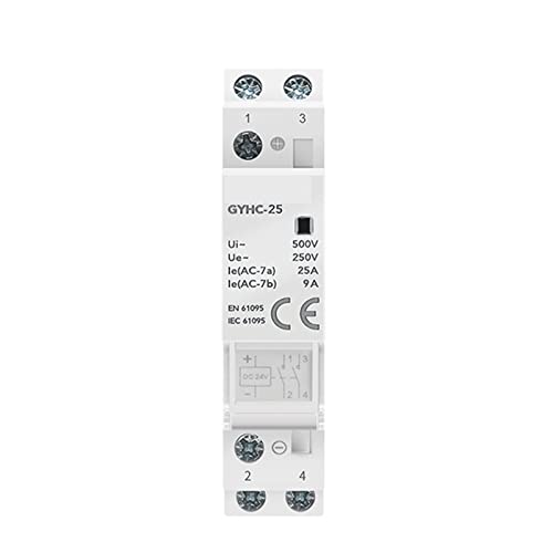 Contacteur de maison modulaire 25A efficace pour automatiser vos circuits DC24V