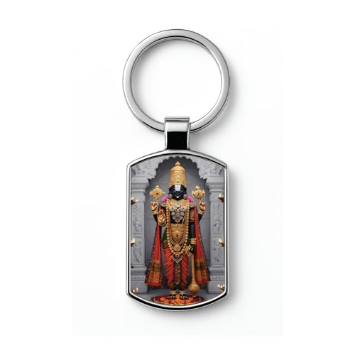 Image of Stylish Metal Keychains with Permanent Glossy Print - Inspirational Quotes & Spiritual Designs - Perfect Key chains for loved ones, Personal Use, Gifts & Return Gifts