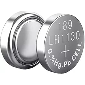 Compatible with MAXCELL Cell LR1130 Lithium Coin Button LR1130 Battery 3v, Suitable for Small Remotes, Scales Wearables & Medical Devices Blister Pack (Pack of 10) 3 31fgmyJ8XLL