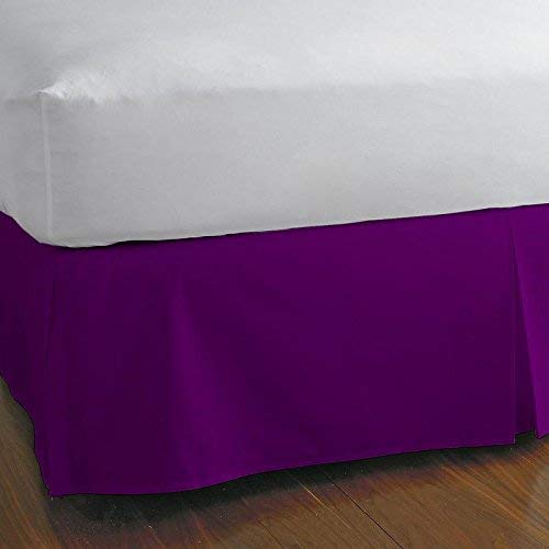 Split Corner Bed Skirt Queen 16 Inch Drop 100 Egyptian Cotton 600