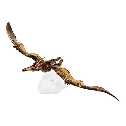Jurassic World Toys Amber Collection Pteranodon 6-In Dinosaur Action Figure, Movie-Authentic Detail, Movable Joints & Figure Display Stand, Collectible Gift 8 Years & Up #TOP4