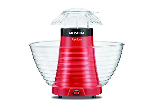 Pipoqueira Pop Bowl, Mondial, Vermelho, 1200W, 110V - PP-05