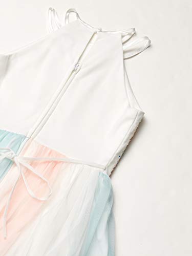 Speechless Girls' High Neck Party Dress with Mesh Skirt2