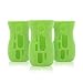 Olababy Silicone Sleeve for AVENT Natural Glass Bottles (Pack of 3) (8 oz, Green)