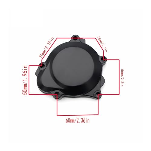 Protector de estator para moto GSX R600 y R750 cárter duradero 5