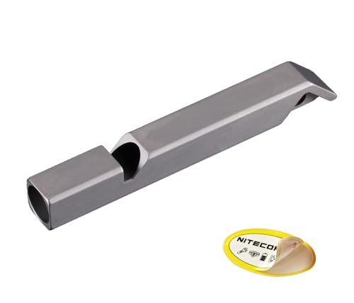 Nitecore NWS10 120 dB Titantium Loudest Survival Emergency Whistle