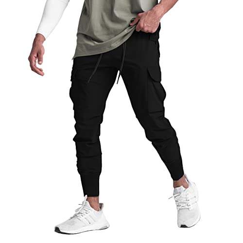 Muscle Killer Mens Running Jogger Pants Workout Athletic Sweatpants Lightweight Quick Dry Tapered Hiking Pants Sports Pants