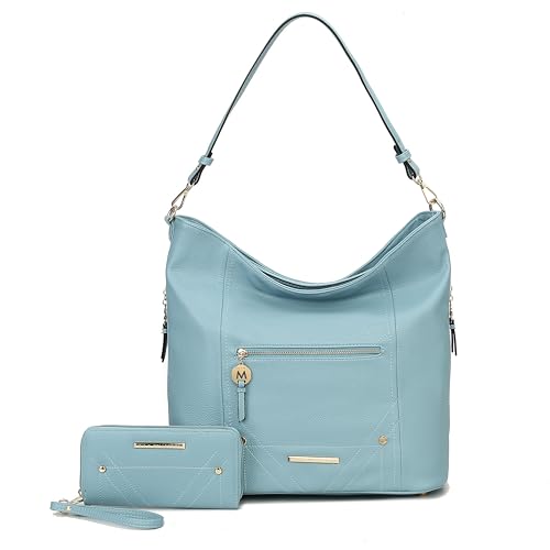 Image of MKF Collection Shoulder Bag for Women, Vegan Leather Top-Handle Crossbody Bag Handbag Purse by Mia K