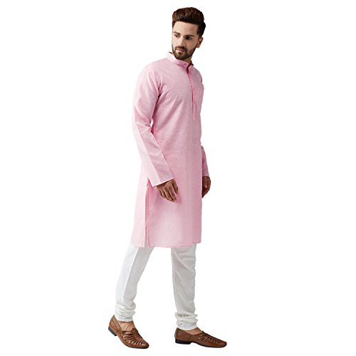 Image of SOJANYA (Since 1958, Men's Silk Blend Grey Kurta Pyjama & Silk Blend Jacket Combo