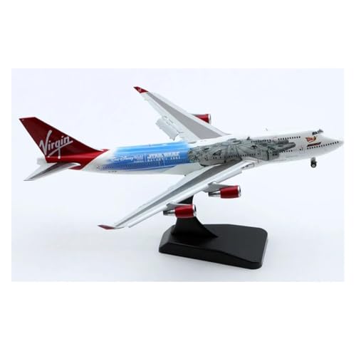 Modelo de avión Virgin Atlantic B747-400 1:400 el regalo conmemorativo ideal para pilotos 7