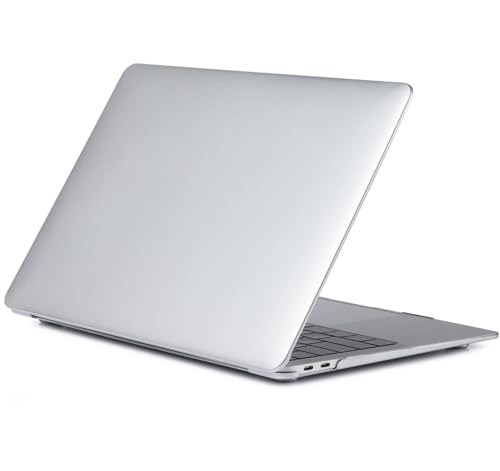 Image of Case Compatible with MacBook Pro 14 inch Case 2026 2025 2024-2021 M5 M4 M3 M2 M1 A3434 A3112 A3185 A3401 A2918 A2992 A2779 A2442 Plastic Hard Shell Cover Case, Metallic Silver