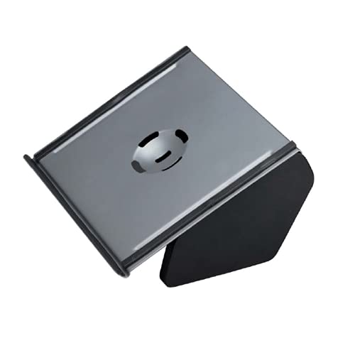 MiroyHe Support de bureau pour ordinateur portable réglable 4 positions Noir 20 x 33 x 28 cm Cover