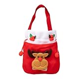 Weihnachtssnack-Tasche, wiederverwendbare Aufbewahrungstasche, Kordelzug für Weihnachten, für Schokolade, Spielzeug, Gelee, Lutscher, Vorschule, Schule, Zuhause, Gemeinschaftstreffen