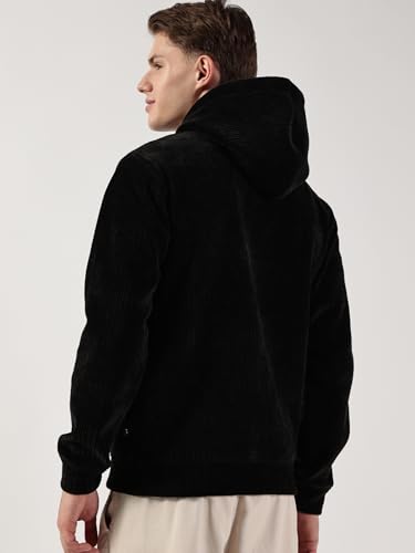 Image of Thomas Scott Men's | Solid | Full Sleeve | Regular Fit | Polyester Elastane | Hooded Collar | Zip Clouser | Hooded Jacket