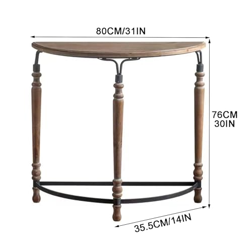 Mesa de entrada estrecha para pasillo estrecho y decoración funcional del salón 4