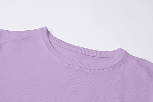 Image of DAIMIDY Womens Cotton Modal Short Sleeve Sweaters Summer Knit Tops | Breathable,Soft,Smooth Feel and Excellent Drape.Fit in Summer,Spring and Fall.