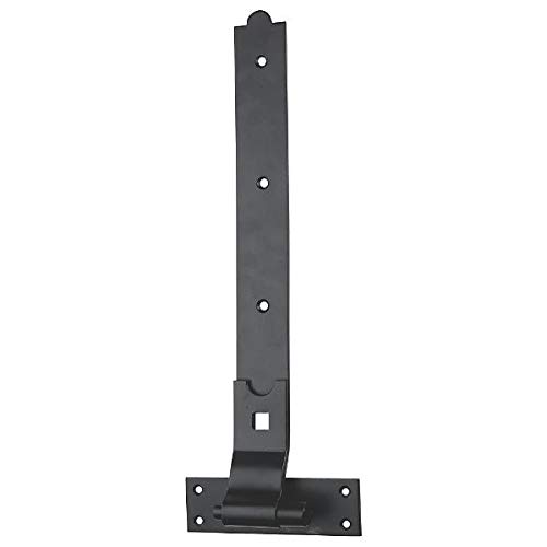 Charnières de porte crantées en acier noir lot de 4 pour la rénovation de menuiserie