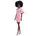 Barbie Doll Rainbow Dress Colors 6 Pack Girls Fashionable Chic Ethnic Six Dolls Easter Rainbow Set Spring Fashions (HKX88)
