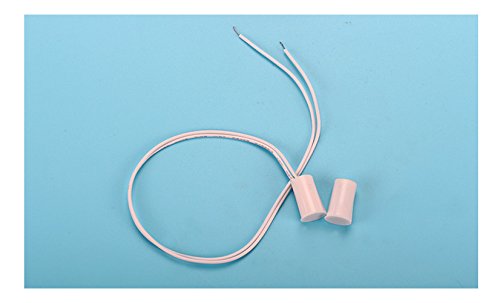 Image of 5 Sets NO Door Window Sensor Magnetic Reed Switch RC 33 Recessed Security Alarm Contacts Normal Open White