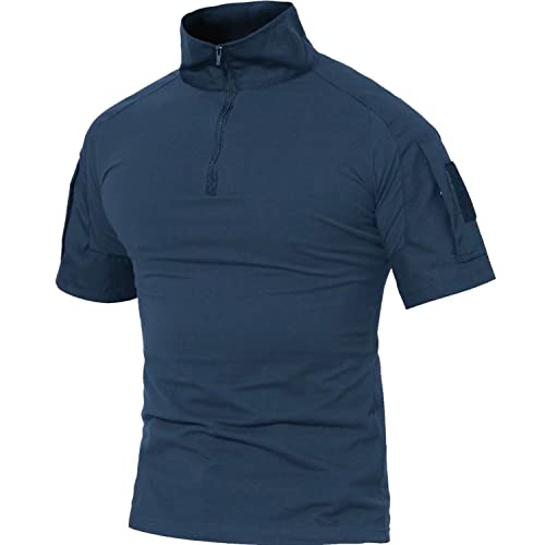 MAGCOMSEN Tactical Shirts for Men Hiking Camping Shirts Polo Shirts for Men Army Shirt Work Shirts Summer Shirts Fishing Military