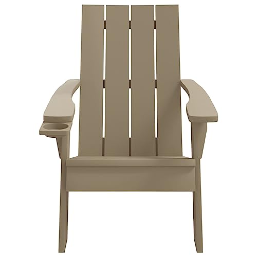 Chaise de jardin Adirondack LAPOOH résistante aux intempéries en PP - 5