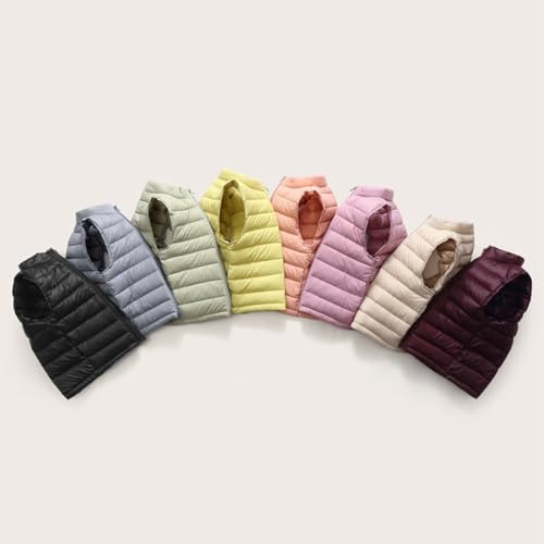 Boys Girls Lightweight Down Vest Winter Warm Zip Up Vest Puffer Sleeveless Outfit Coat3