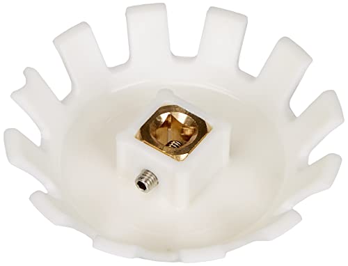 Geberit 1 Rack Rosette, 2cm x 3cm x 4cm, Brass, Grey, Rosette, Powder Coated, ISO Metric, Industrial, M20
