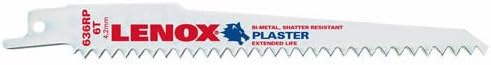 2 Pack Lenox 20570-636RP 6" x 3/4" x 0.050" 6-TPI Wood Cutting Bi-Metal Reciprocating Saw Blades 5 per Package