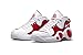 Nike mens Air Zoom Flight 95 Basketball Shoes, White/True Red/Black, 10.5