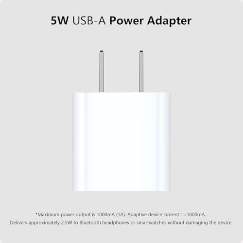 5W USB Chrager Block for Apple Watch 11/iWatch/iPhone 11/XS/XR/X/SE Series