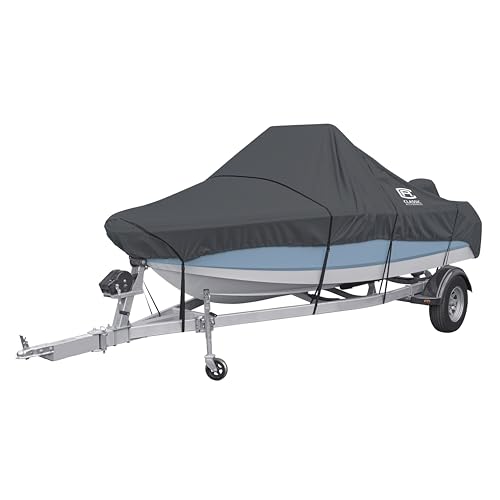 Classic Accessories StormPro Heavy-Duty Center Console Boat Cover, Fits boats 17 - 19 ft long x 102 in wide