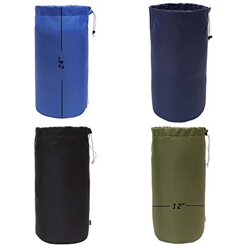 Augbunny Durable Drawstring Water Resistant Dust Flap Stuff Sack Bag 4-pack Cover