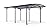 Real Relax Carport 10 x 19 ft Heavy Duty Metal, Outdoor Aluminum Arch-Roof Canopy with Polycarbonate Panel for Cars, Boats & Ideal Shelter, Grey