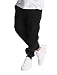 Southpole Men's Active Basic Jogger Fleece Cargo Pants, Black, X-Large
