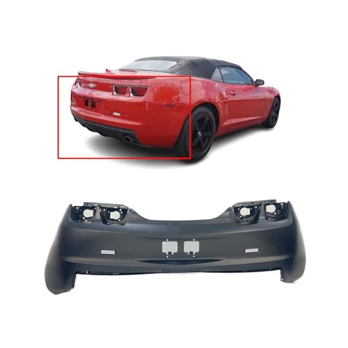 Image of FitParts Compatible with Chevrolet Camaro 2010-2013 Rear Bumper Cover | Primed, Coupe, Ready to Paint, OEM 22766176, GM1100846