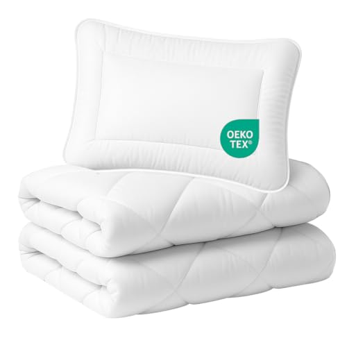 Julido Baby Bettdecke und Kissen Set 100x135 cm + 40x60 cm –...