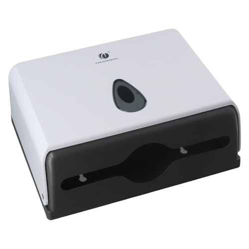 AllGIFT Touchless Paper Towel Dispenser Wall Mount, No Punch Drawer Box,Commercial Toilet Tissue Dispensers C-Fold/Multifold Paper for Bathroom Restroom,Office or Kitchen