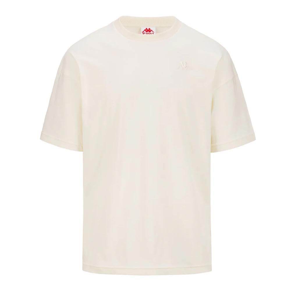 Kappa Men's Beige T-Shirt Fiomo, beige, XL