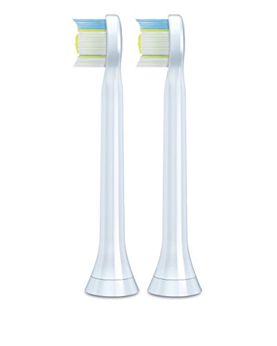 Philips Sonicare DiamondClean Mini HX6072/07 - Set de 2 cabezales de recambio para cepillo de dientes eléctrico, color blanco