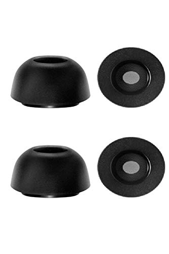 BLLQ Almohadillas de espuma compatibles con AirPods Pro, almohadillas de espuma viscoelástica, se ajustan en la funda, con red de protección contra el polvo integrada, cancelación de ruido, cómodo Cover