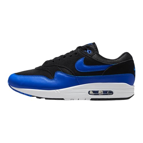 Nike Air Max 1 Essential Men's Shoes (FZ5808-010, Black/Black/Hyper Royal)