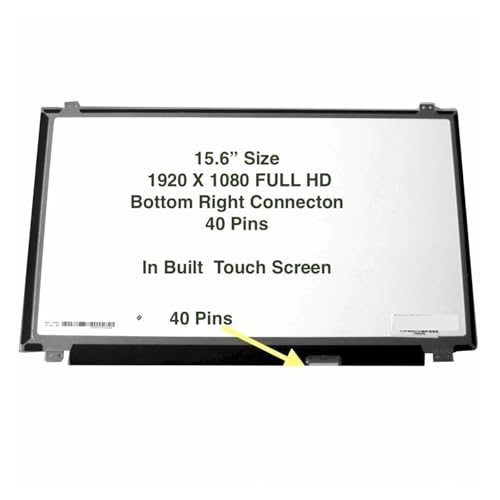 Image of KWH3G 40-pin LCD Screen DPN 0KWH3G LP156WF7(SP)(A1)