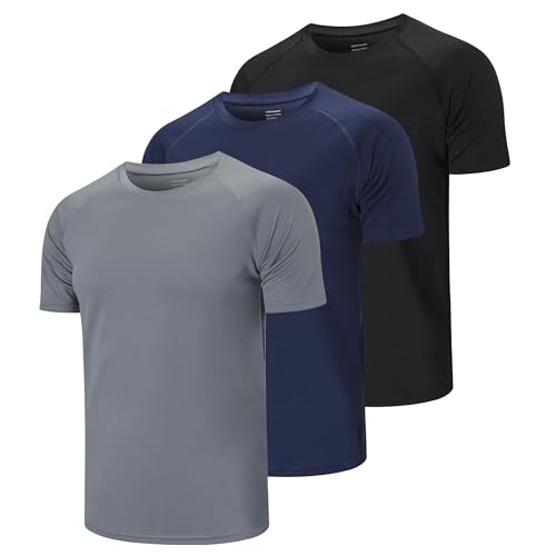 Cimic 3 Piezas Camiseta Deporte Hombre Camiseta Running Hombre Camisetas Manga Corta Hombre Ropa Deportiva Transpirable Basica Para Gym Gimnasio 590-Black Grey Navy-L Cimic 3 Piezas Camiseta Deporte Hombre Camiseta Running Hombre Camisetas Manga Corta Hombre Ropa Deportiva Transpirable Basica Para Gym Gimnasio 590-Black Grey Navy-L