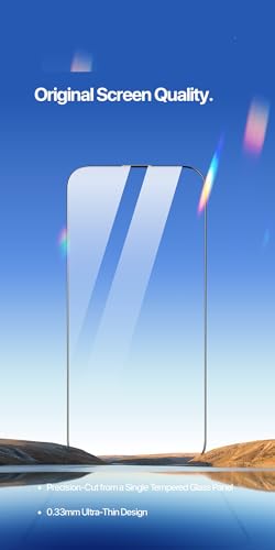 Image of TitanGuard Tempered Glass Screen Protector Guard Compatible for iPhone 17 Air (6.9 Inch) - 9H Hardness, Military Grade, Anti-Static, Easy Installation Kit - 1 PACK