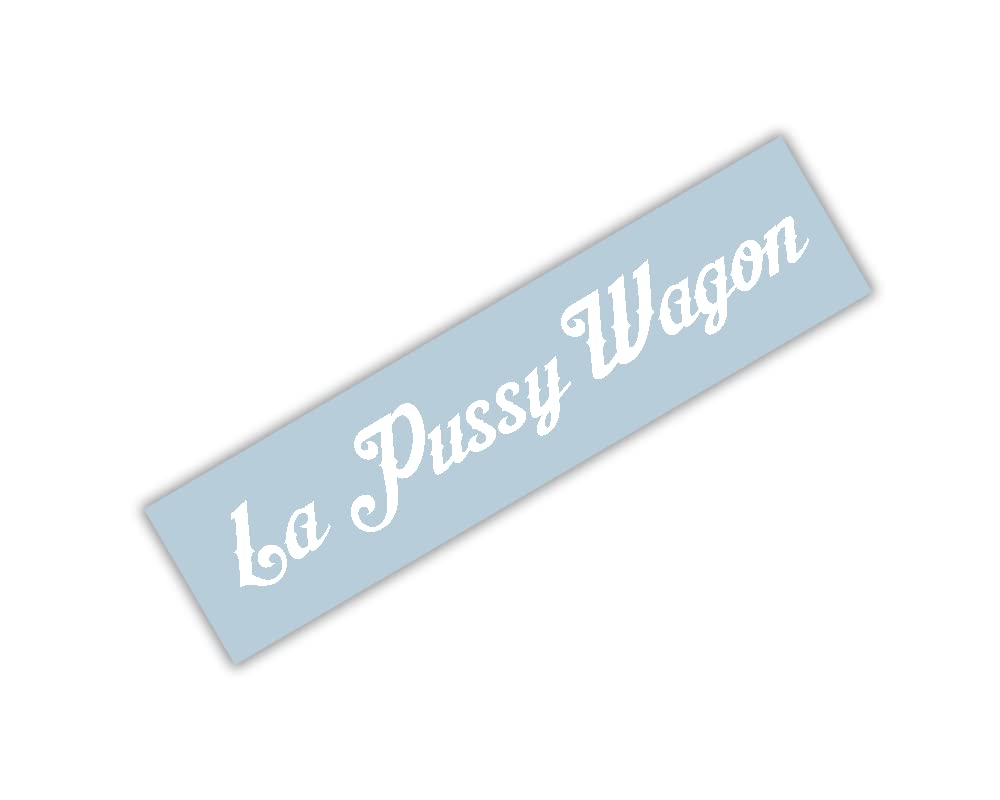 Pussy Wagon Decal Stickers - 3 Pack Graphic Stickers For Cars, Laptops & Walls